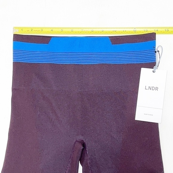 NWT LNDR Le Point Woman Blackberry Lunar Legging Workout Pants Size M-L - Picture 11 of 13
